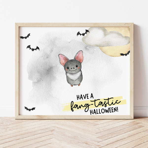 Handprint Bat Craft | Handprint Art Halloween | Ollie + Hank