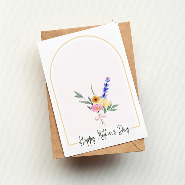 Mothers Day Handprint Card | Handprint Flower Card | Ollie + Hank