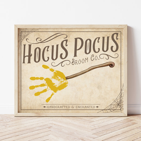 Hocus Pocus Sign | Halloween Handprint Craft | Ollie + Hank