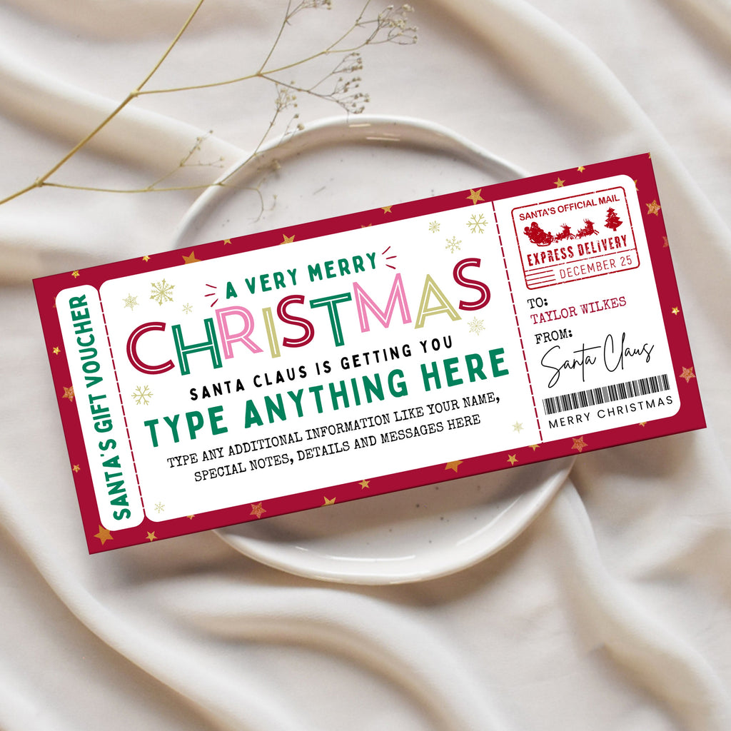 Holiday Gift Voucher | Christmas Gift Certificate Template | Ollie + Hank holiday-gift-voucher-christmas-gift-certificate-template-ollie-hank