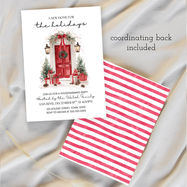 Holiday Open House Invitation | Housewarming Invitation | Ollie + Hank