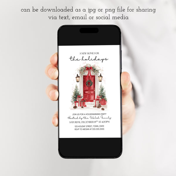 Holiday Open House Invitation | Housewarming Invitation | Ollie + Hank