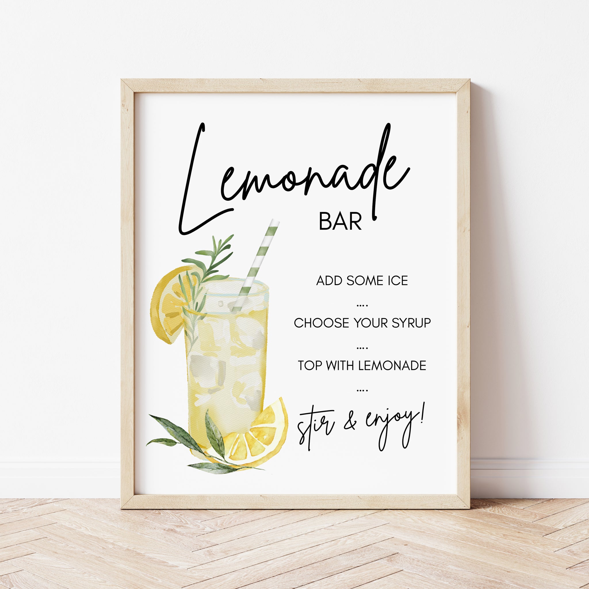 Lemonade Bar | Lemonade Bar Sign | Ollie + Hank