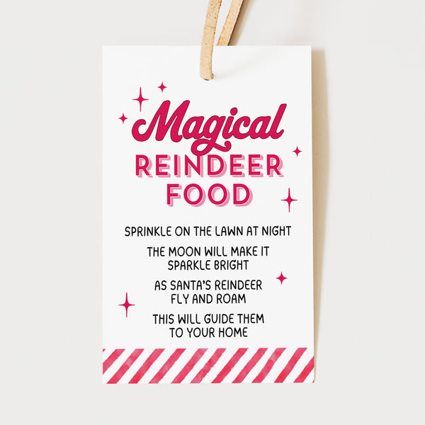 Magical Reindeer Food | Printable Christmas Tags | Ollie + Hank
