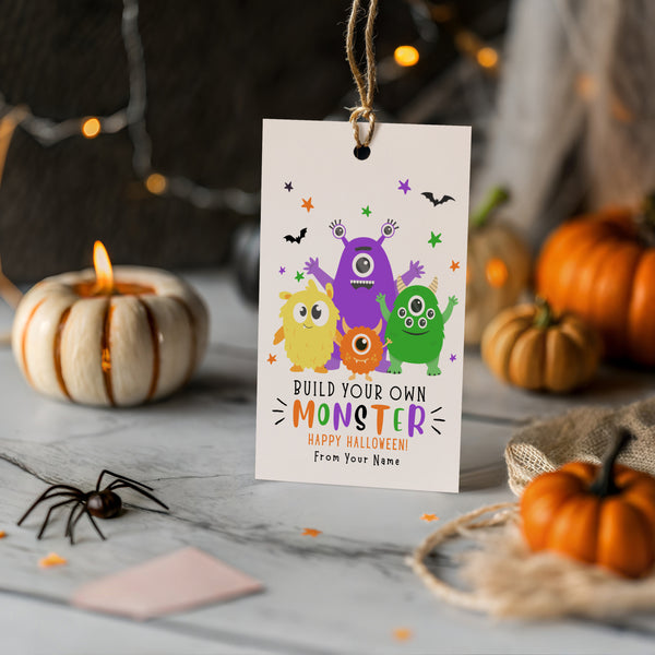 Make Your Own Monster Halloween Gift Tag | Ollie + Hank
