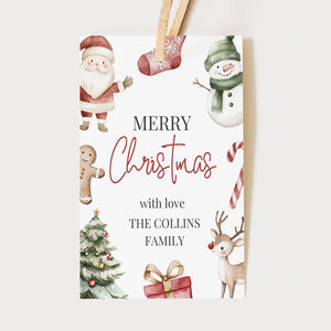 Merry Christmas Tag | Christmas Gift Tags Printable | Ollie + Hank