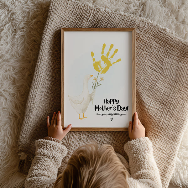 Mother's Day Craft For Preschoolers | Mother's Day Handprint Art | Ollie + Hank