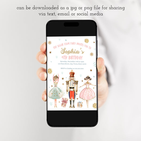 Nutcracker Birthday Party | Nutcracker Birthday Invitation | Ollie + Hank