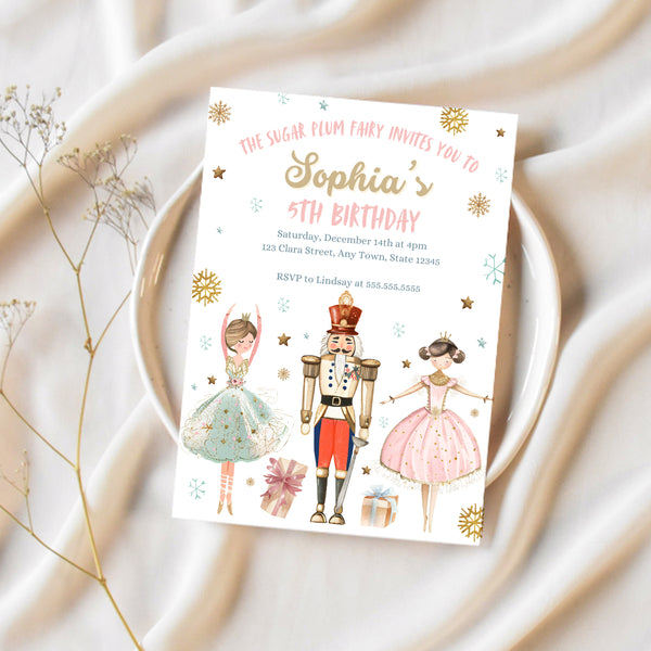 Nutcracker Birthday Party | Nutcracker Birthday Invitation | Ollie + Hank