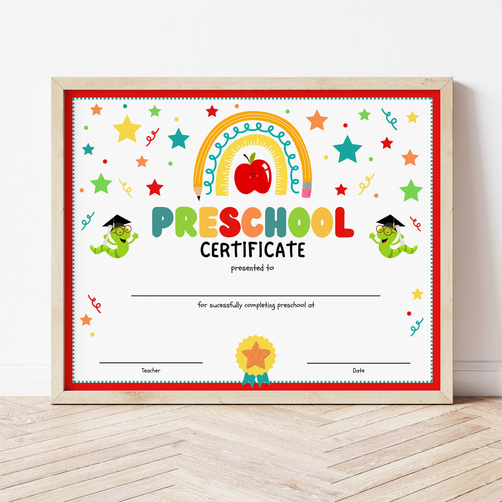 Editable Preschool Graduation Certificates Diploma Printable With Poem Editable Preschool Graduation Certificates Diploma Printable With Poem