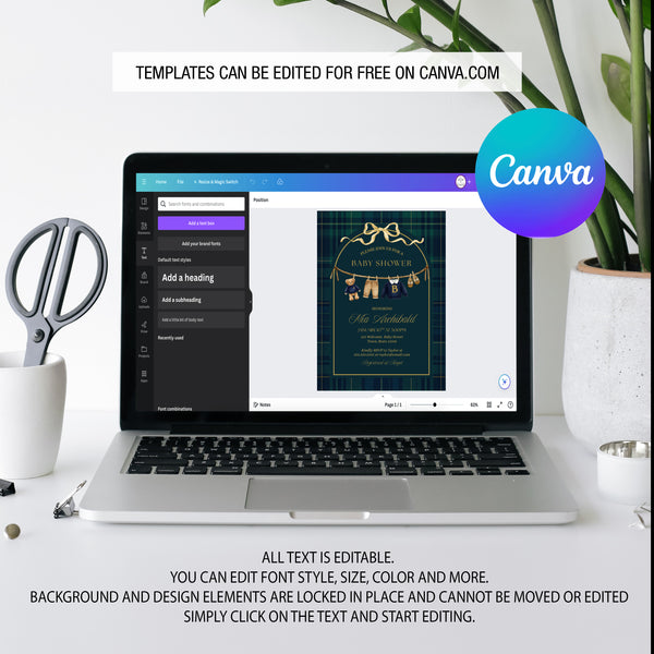 Polo Teddy Bear Baby Shower Invitation | Ralph Lauren Baby Shower | Ollie + Hank