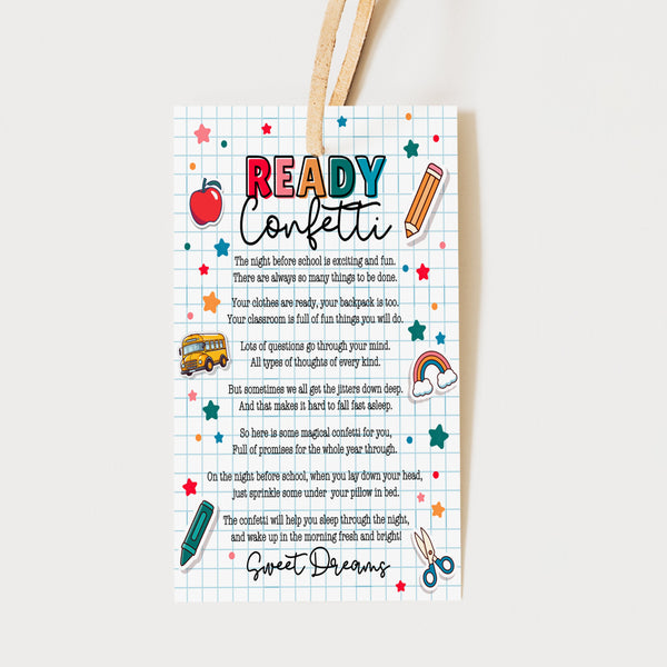 Ready Confetti | Ready Confetti Poem