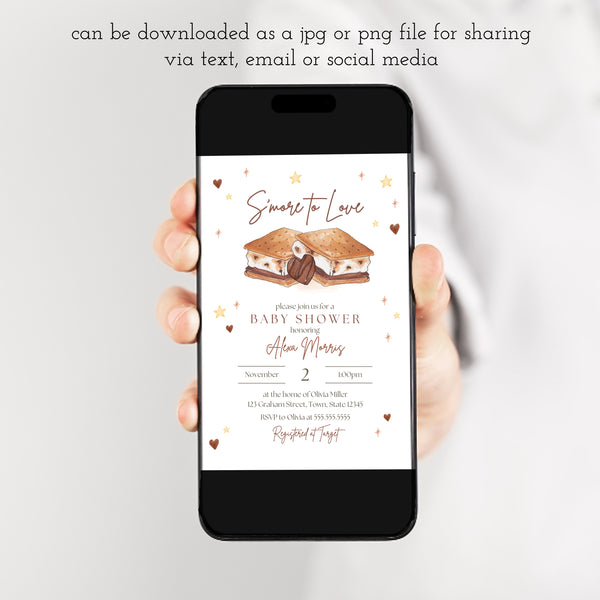 Fall Baby Shower Invitations | S'more To Love | Ollie + Hank