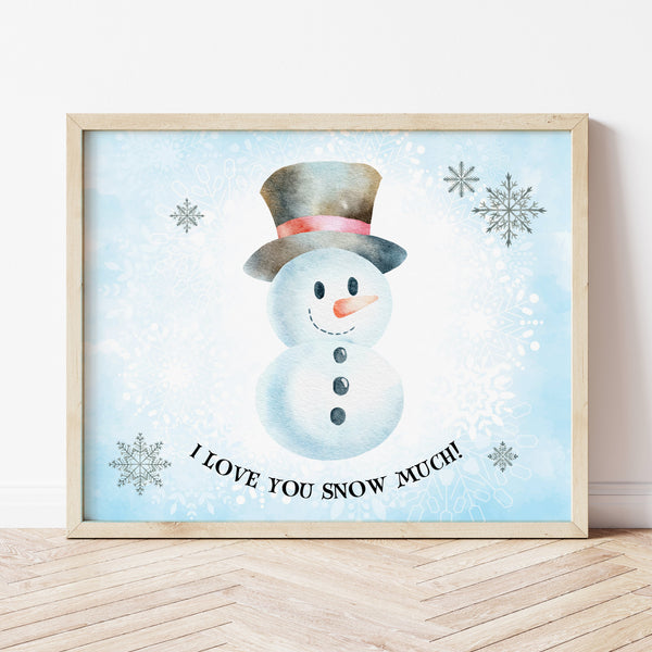 Winter Handprint Art | Snowman Handprint Craft | Ollie + Hank