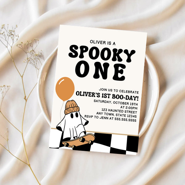 Spooky One Birthday | Halloween First Birthday | Ollie + Hank