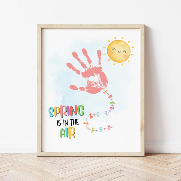 Spring Handprint Art | Spring Crafts For Preschoolers | Ollie + Hank