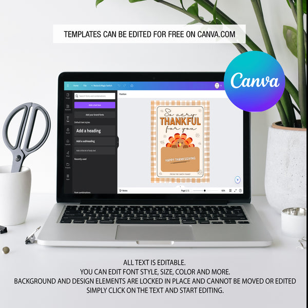 Gift Card For Thanksgiving | Thanksgiving Gift For Teacher | Ollie + Hank