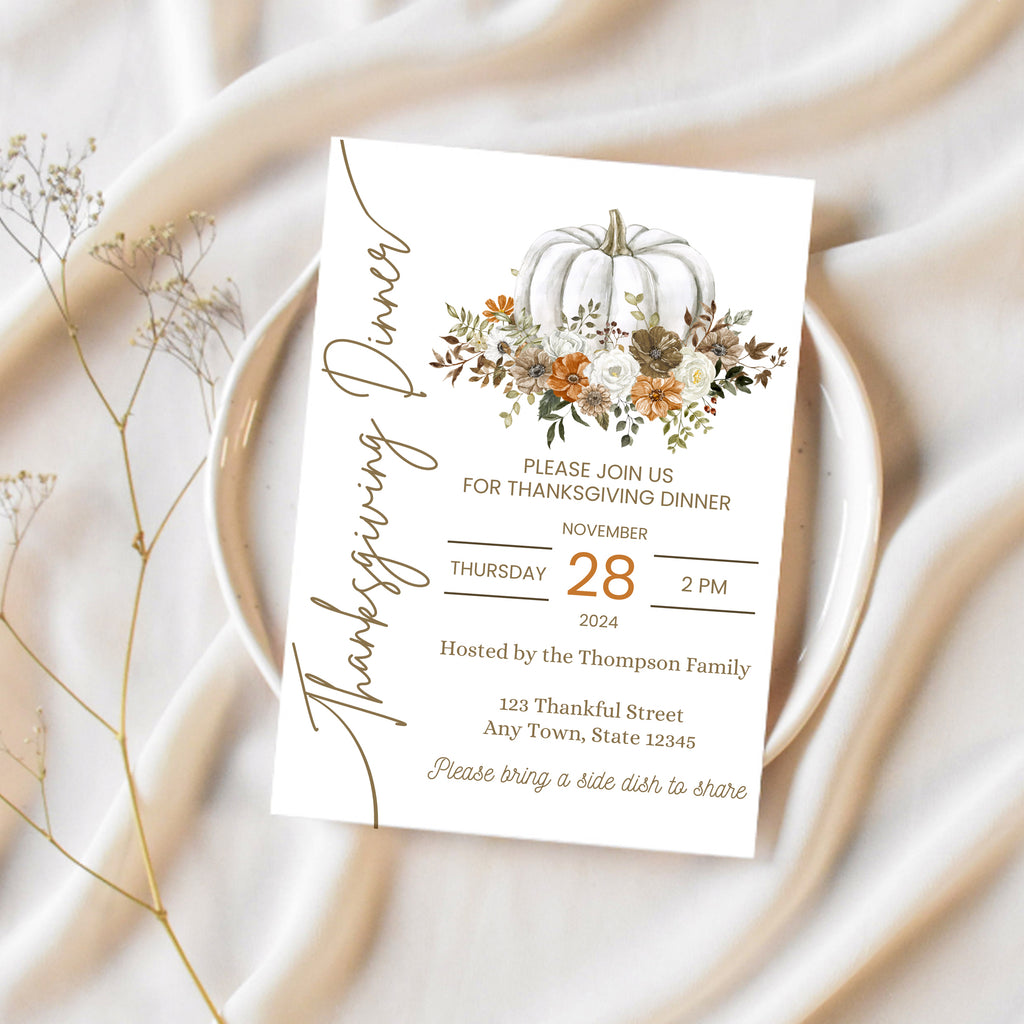 Employee Thanksgiving Invitation Thanksgiving Invitation Templates