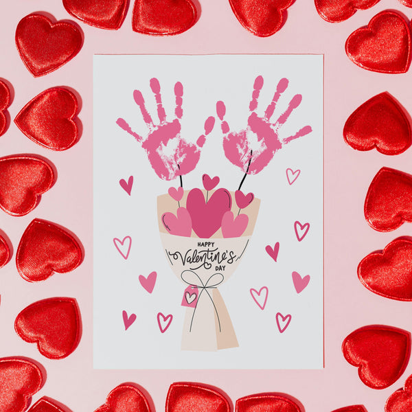 Valentine Handprint Craft | Ollie + Hank
