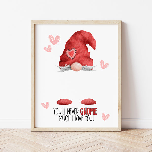 Valentines Day Gnome | Valentine Handprint Craft | Ollie + Hank