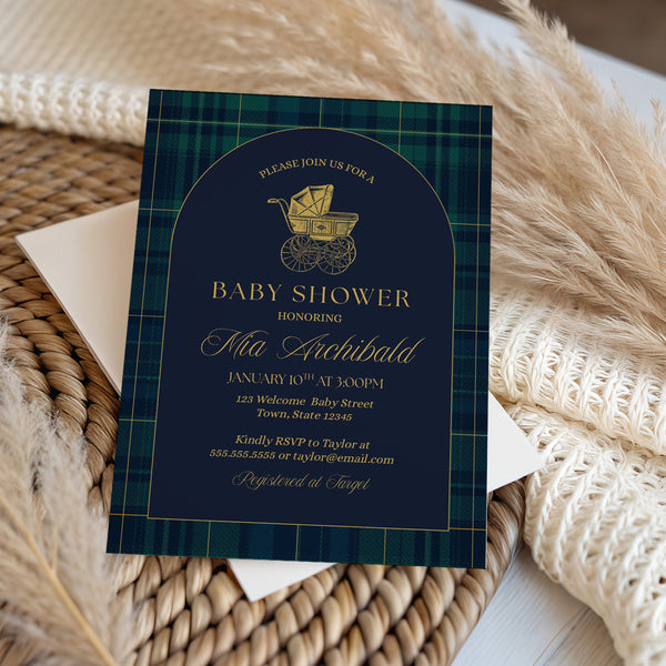 Polo Baby Shower Invitation Theme | Vintage Baby Shower Invitations | Ollie + Hank