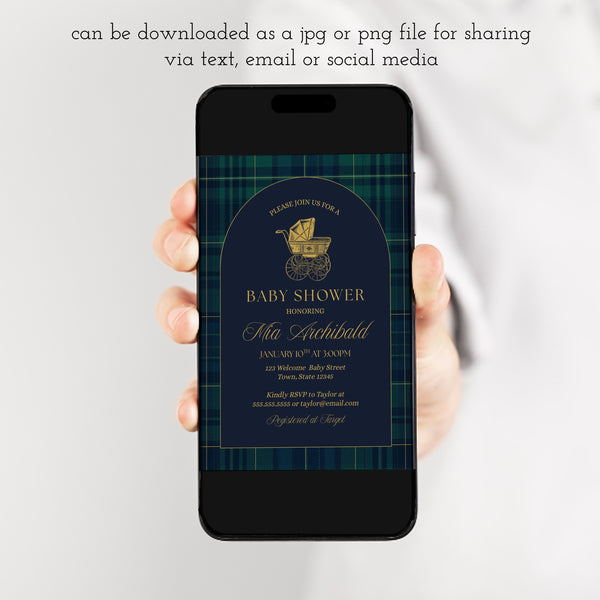 Polo Baby Shower Invitation Theme | Vintage Baby Shower Invitations | Ollie + Hank