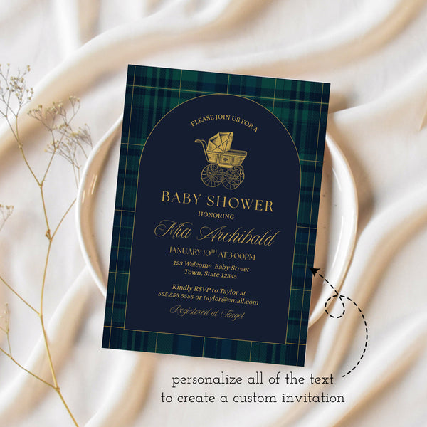 Polo Baby Shower Invitation Theme | Vintage Baby Shower Invitations | Ollie + Hank