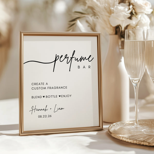 Perfume Bar Sign | Wedding Fragrance Bar | Ollie + Hank