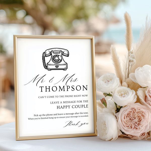 Audio Guestbook For Wedding | Wedding Guestbook Sign | Ollie + Hank