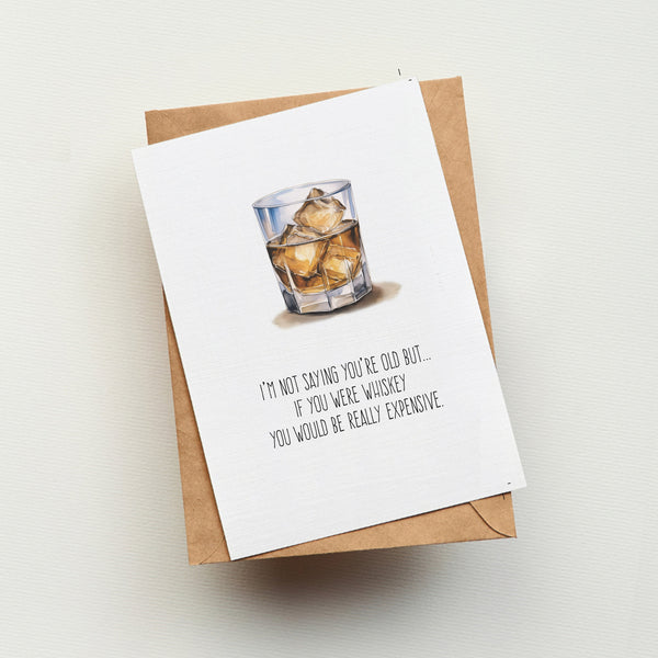 Funny Birthday Card For Husband | Whiskey Birthday Card | Ollie + Hank