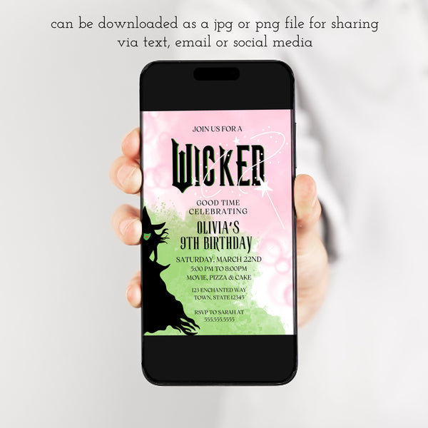 Wicked Birthday Party | Wicked Birthday Invite | Ollie + Hank