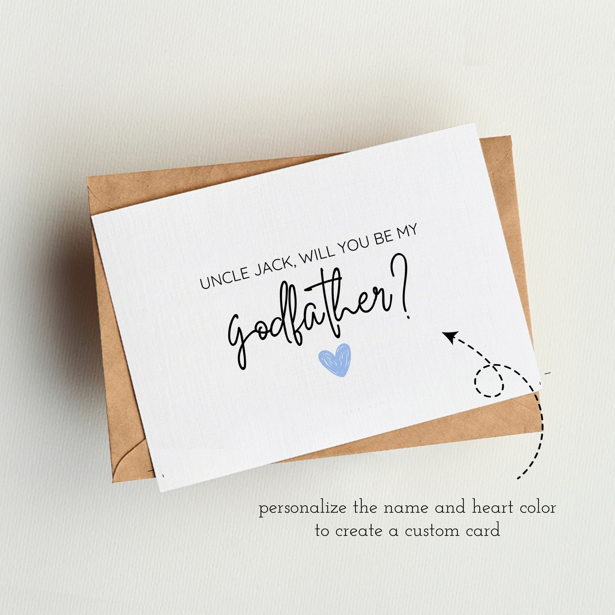 Will You Be My Godfather Card | Ollie + Hank, image size:2048x2048