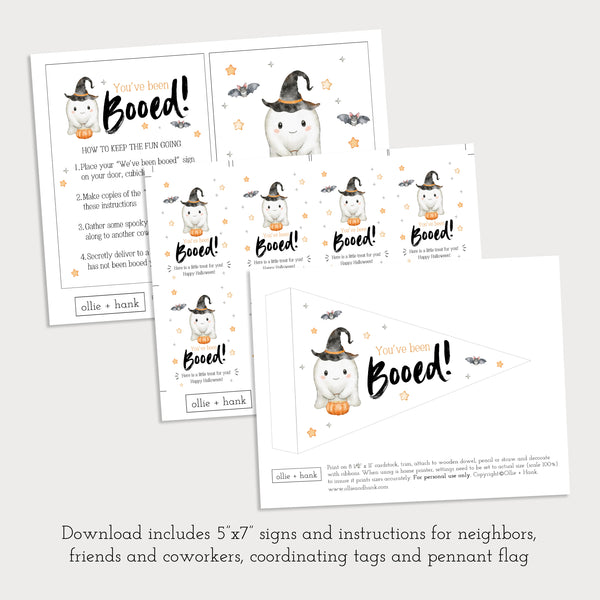 You've Been Booed | You ve Been Booed Printable Sign | Ollie + Hank