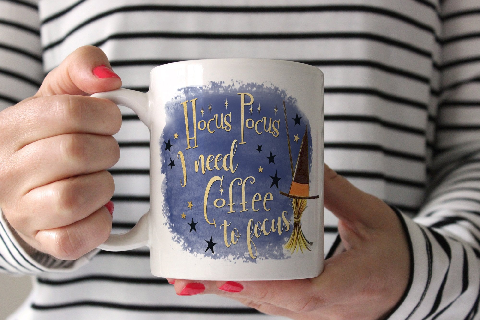 Hocus Pocus I Need Coffee To Focus Mug | Hocus Pocus Mug | Ollie + Hank