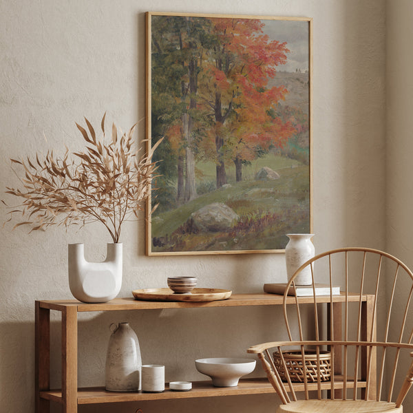 Autumn Scenery Painting | Autumn Tree Painting | Ollie + Hank