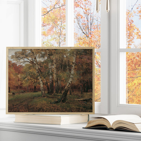 Autumn Wall Art | Autumn Trees Painting | Ollie + Hank