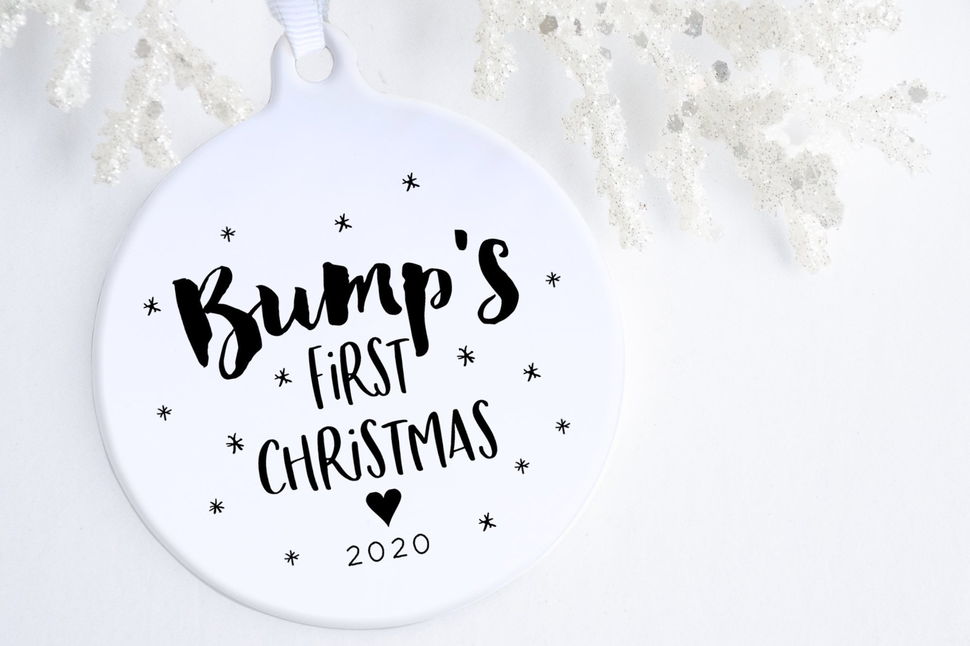 Bump's First Christmas Ornament | Christmas Pregnancy Announcement | Ollie + Hank