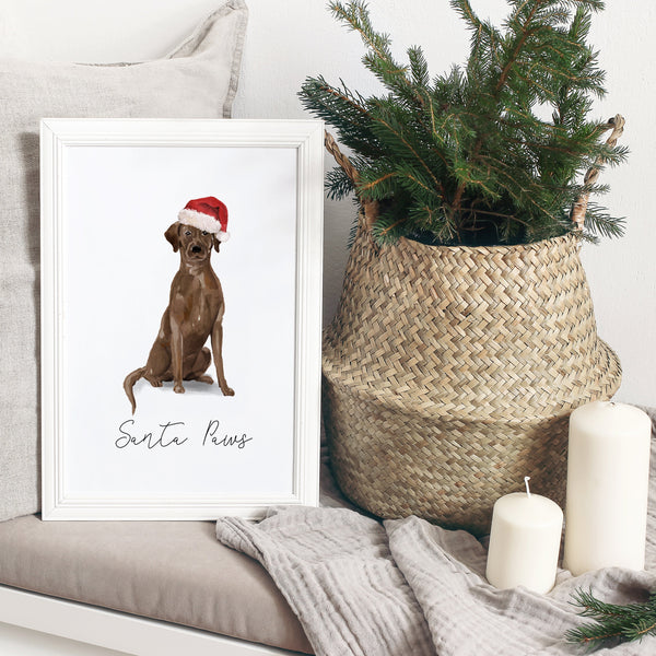 Christmas Gift For Dog Lover | Custom Dog Portrait | Ollie + Hank