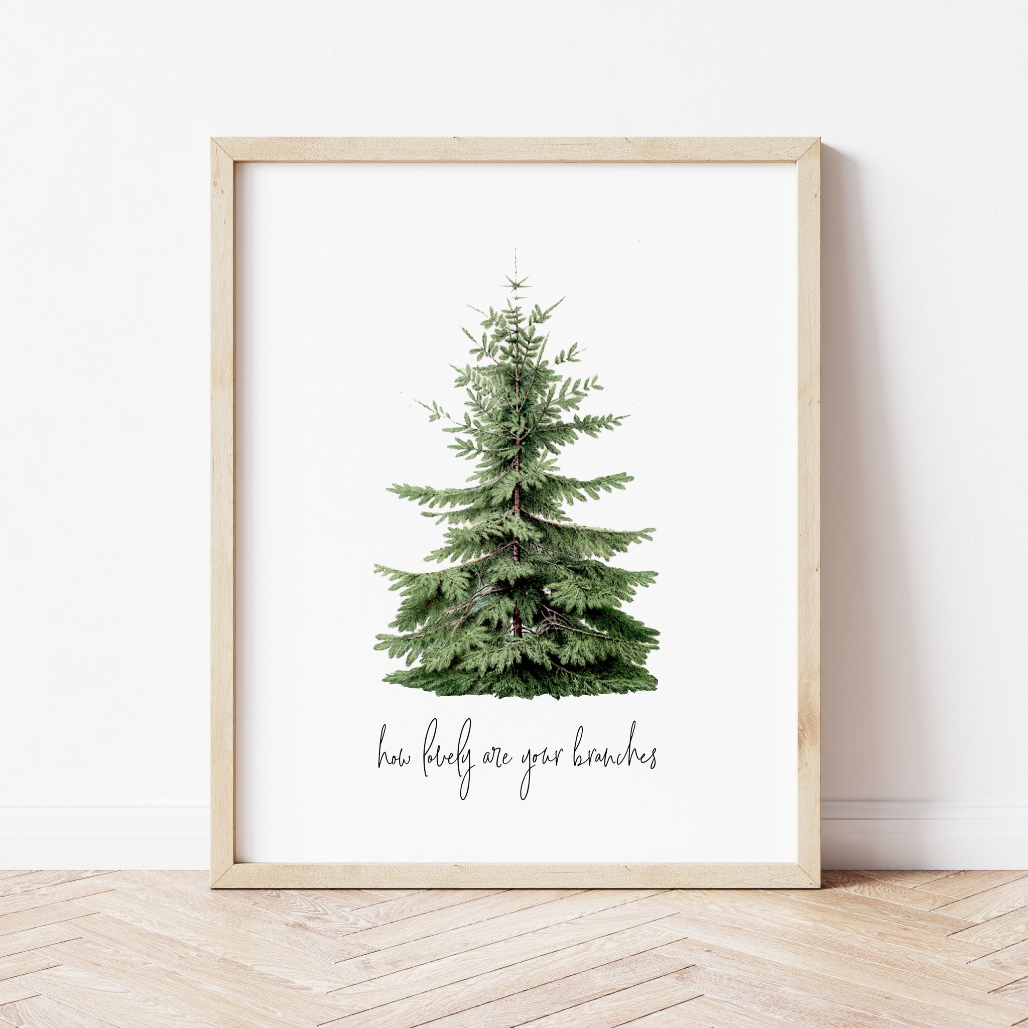 o christmas tree print | ollie + hank