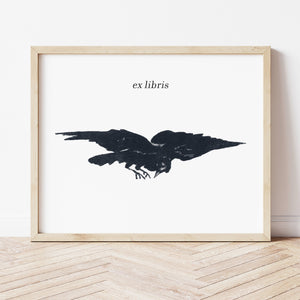 Dark Academia Decor | Raven Painting | Ollie + Hank