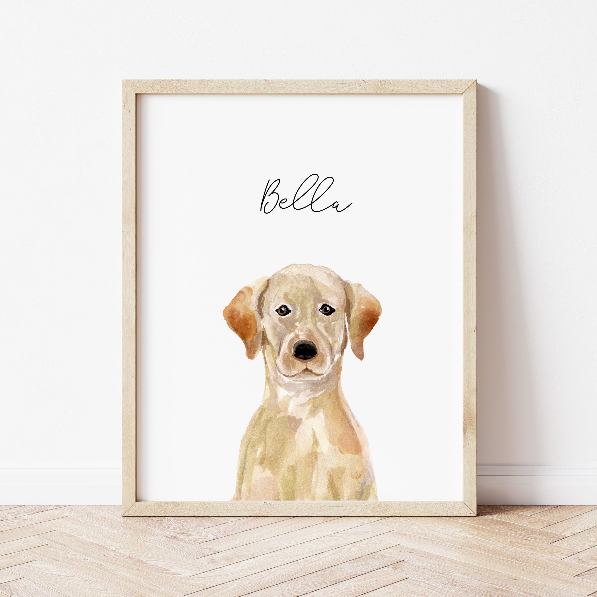 Dog Lover Gift | Custom Dog Portrait | Ollie + Hank