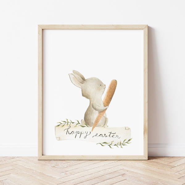 Easter Gift For Mom | Easter Bunny Handprint Art | Ollie + Hank