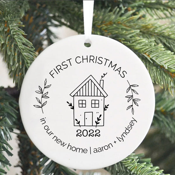 First Home Christmas Ornament | First Christmas In Our New Home Ornament