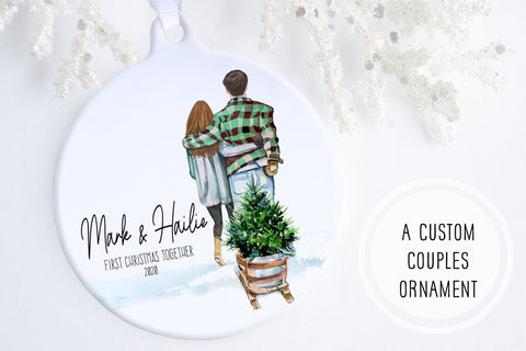First Christmas Together Ornament | Ollie + Hank