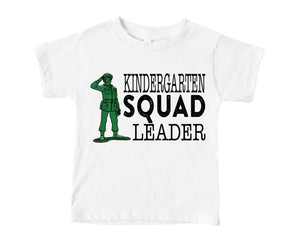 First Day Of Kindergarten Shirt Boys | Kindergarten Squad Leader | Ollie + Hank