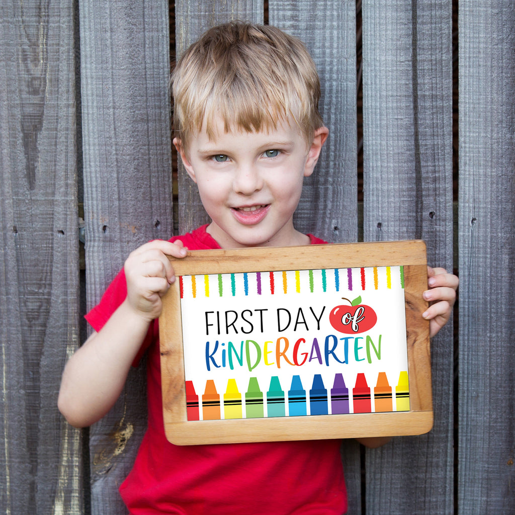First Day School Sign DIY Back To School Signs Ollie   Hank First Day School Sign DIY Back To School Signs Ollie   Hank
