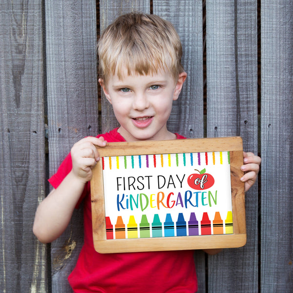 First Day School Sign DIY | Back To School Signs | Ollie + Hank