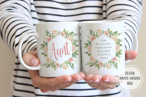 Gift For Aunt From Niece | Aunt Mug | Ollie + Hank