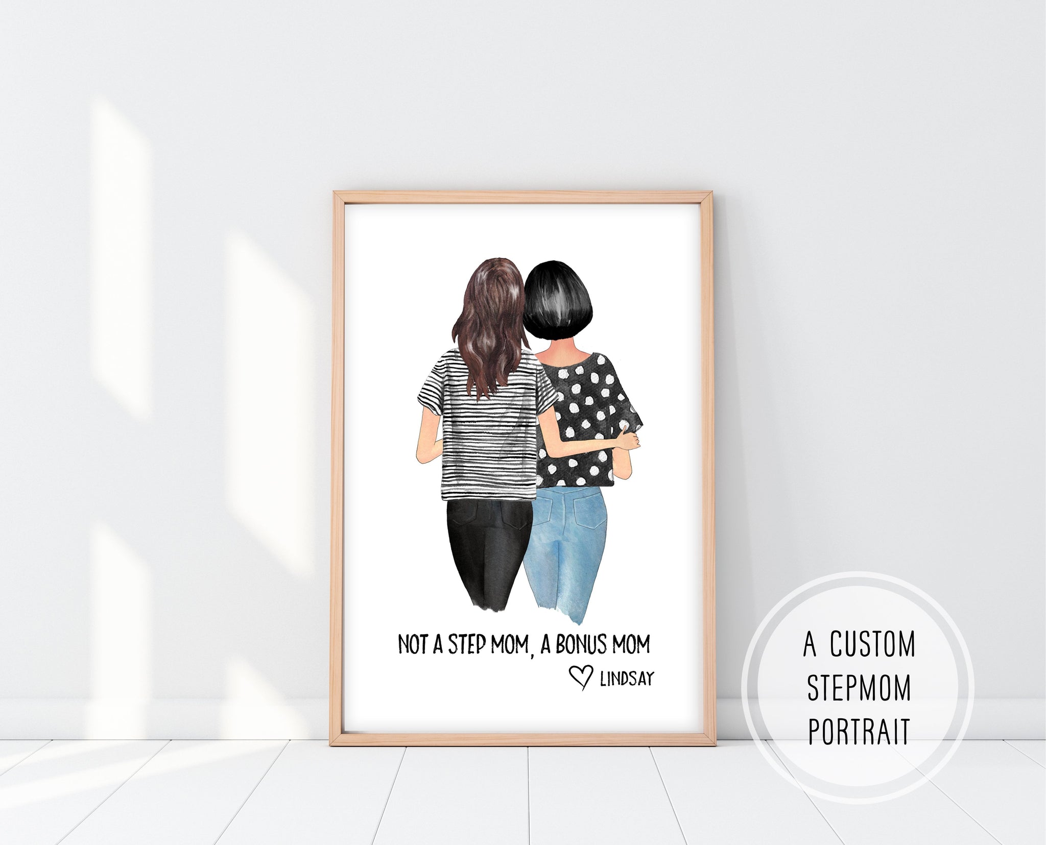 Gift For Step Mom | Step Mom Print | Ollie + Hank