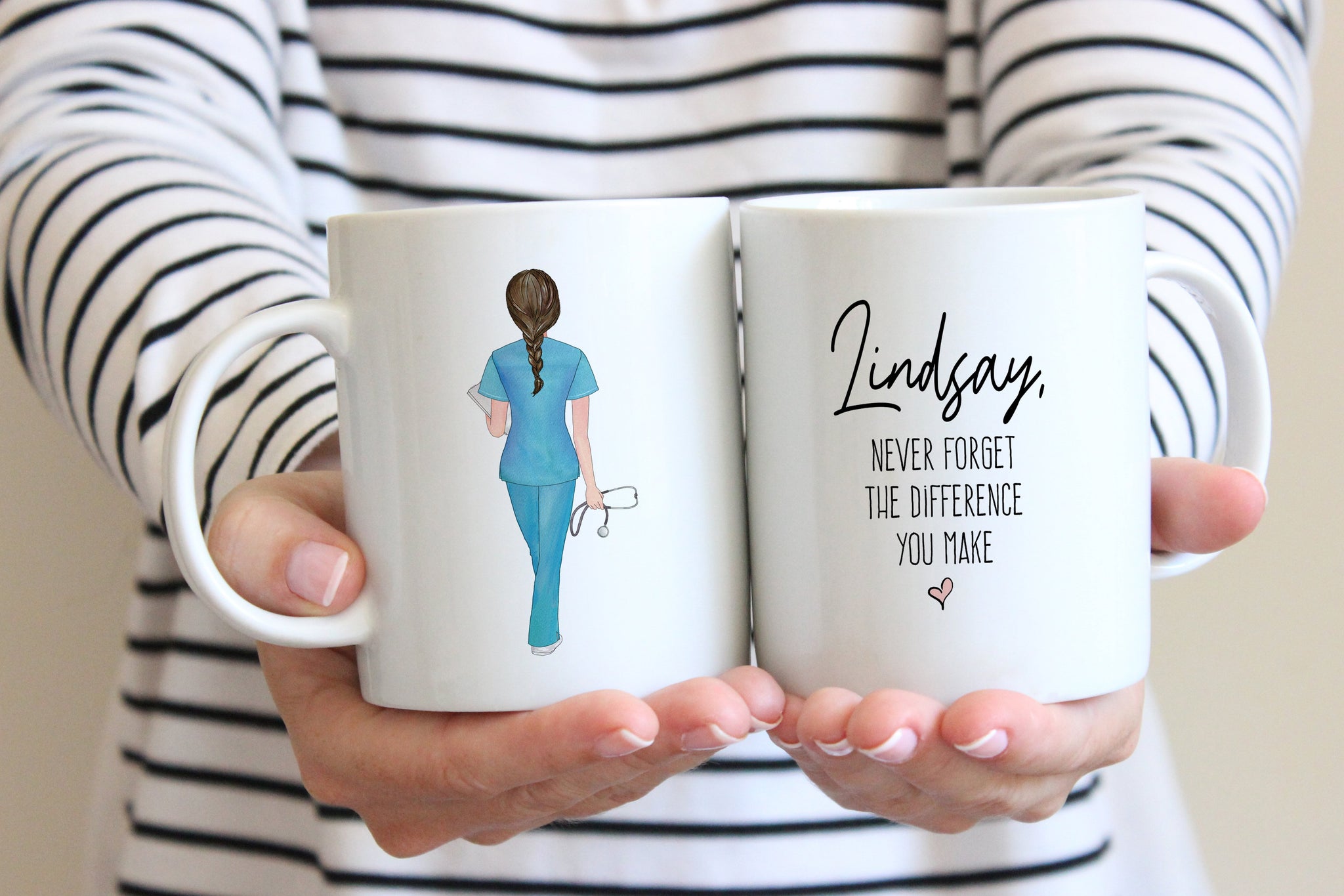 Gift For A Nurse | The Difference You Make Mug | Ollie + Hank